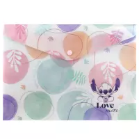 Ilustracja produktu Coolpack Koperta na Dokumenty A4 Zatrzask Stitch Pastel wzór 3 75149PTR