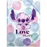Ilustracja Coolpack Teczka PP z Gumką A3 Stitch Pastel 76535PTR