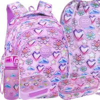 Ilustracja produktu CoolPack Zestaw Szkolny Balloons 5el. Plecak Jerry F029970 + Worek F159970 + Piórnik F062970 + Z17970 + Z18970