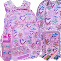 Ilustracja produktu CoolPack Zestaw Szkolny Balloons 5el. Plecak Prime Pro F162970 + Worek F159970 + Piórnik F066970 + Z17970 + Z18970
