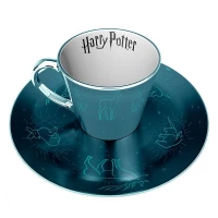 Ilustracja Harry Potter Zestaw: Filiżanka + Talerzyk - PATRONUS