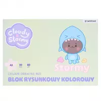 Ilustracja Starpak Blok Rysunkowy Kolorowy A3 20 kartek C&S 598695