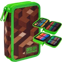 Ilustracja produktu CoolPack Jumper 2 Piórnik Dwukomorowy Z Wyposażeniem City Jungle C66199/F