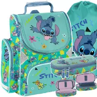 Ilustracja produktu Paso Zestaw Szkolny 3el. Stitch Tornister DS25DD-525 + Piórnik DS25DD-013 + Worek DS25DD-712