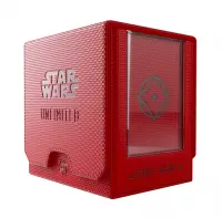 Ilustracja Gamegenic: Star Wars Unlimited Card Game - Twin Suns Deck Pod - Pudełko na Karty - Red