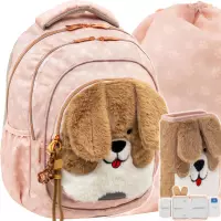 Ilustracja produktu AstraBag Zestaw Szkolny Fluffy Puppy 3el. Plecak AB330 502026016 + Worek 507026008 + Piórnik 503026023