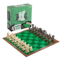 Ilustracja produktu Szachy Minecraft Overworld Heroes vs. Hostile Mobs