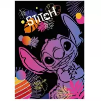 Ilustracja produktu Coolpack Zeszyt A5 32 kartki Linia Stitch Black wzór 1 91583PTR