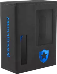 Ilustracja produktu Gamegenic: Arkham Horror - Investigator Deck Tome - Pudełko na Karty - Guardian (Black-Blue)