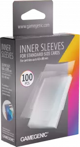 Ilustracja produktu Gamegenic: Inner Sleeves - Standard 64x89 mm - Koszulki na Karty - 100 sztuk