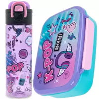 Ilustracja CoolPack Zestaw Śniadaniowy K-Pop Rainbow Bidon 27478CP + Śniadaniówka 27928CP Ilustracja CoolPack Zestaw Śniadaniowy K-Pop Rainbow Bidon 27478CP + Śniadaniówka 27928CP