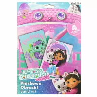 Ilustracja Starpak Zestaw Kreatyny Piaskowe Obrazki Koci Domek Gabi 564099