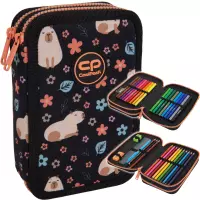 Ilustracja CoolPack Jumper 2 Piórnik Dwukomorowy Z Wyposażeniem Capybara Kapibara F066937
