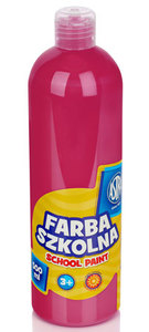 Ilustracja produktu Astra Farba Szkolna 500 ml - Różówa 301109003