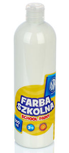 Ilustracja produktu Astra Farba Szkolna 500 ml - Biała 83410904