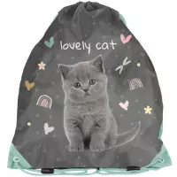 Ilustracja produktu Paso Worek Szkolny Grey Cat PP26CS-712
