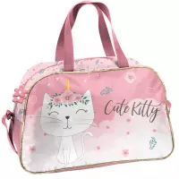 Ilustracja Paso Torba Sportowa Pink Cat PP26CK-074