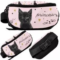 Ilustracja produktu  Paso Saszetka na Pasek Nerka Black Cat PP26BC-510