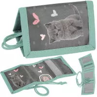 Ilustracja Paso Portfel Grey Cat PP26CS-002