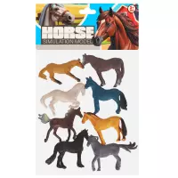 Ilustracja Mega Creative Figurki Zwierząt Koń 8szt 594240