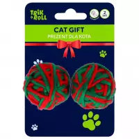 Ilustracja produktu Trik&Roll Zabawka Dla Kota Piłka 4cm. 2szt 596778