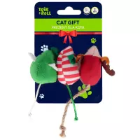 Ilustracja Trik&Roll Zabawka Dla Kota Myszka 3szt 3cm 596776