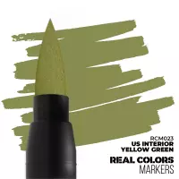 Ilustracja AK Interactive: Real Colors Markers - RCM023 - US Interior Yellow Green