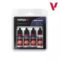 Ilustracja produktu Vallejo: 72.389 - Game Color - Ultramarine Color Set (4x18 ml)