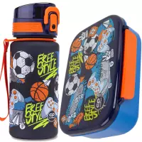 Ilustracja produktu CoolPack Zestaw Śniadaniowy Bidon Hobby Z17929 + Śniadaniówka Z18929