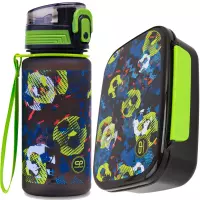 Ilustracja produktu CoolPack Zestaw Śniadaniowy Football Bidon Z17336 + Śniadaniówka Z18336