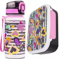 Ilustracja produktu CoolPack Zestaw Śniadaniowy Diary Bidon Z17936 + Śniadaniówka Z18936
