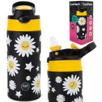 Ilustracja produktu CoolPack Bono Bidon Metalowy 350ml Daisy Black Z10817