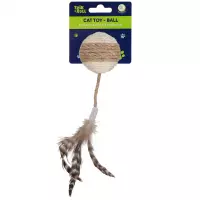 Ilustracja produktu Trik&Roll Zabawka Dla Kota Piłka z Piórkiem 6cm 588656