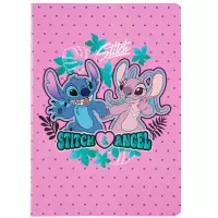 Ilustracja produktu Coolpack Zeszyt A5 32 kartki 3linia kolorowa Stitch Pink 77983PTR