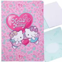 Ilustracja produktu CoolPack Zeszyt A5 32 kartki kratka Hello Kitty Pink wzór 1 13051PTR
