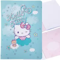 Ilustracja produktu CoolPack Zeszyt A5 32 kartki Cienka Linia Hello Kitty Pink wzór 3 13044PTR