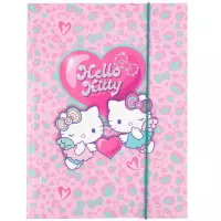 Ilustracja produktu CoolPack Teczka z Gumką A4 Hello Kitty Pink wzór 3 15208PTR