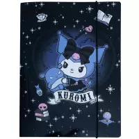 Ilustracja produktu CoolPack Teczka z Gumką A4 Kuromi wzór 1 14249PTR
