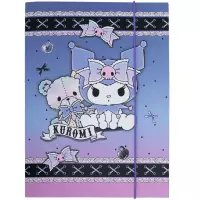 Ilustracja produktu CoolPack Teczka z Gumką A4 Kuromi wzór 2 15215PTR 