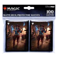 Ilustracja produktu Ultra-Pro: Magic the Gathering - Outlaws of Thunder Junction - Matte Deck Protector Sleeves - Stella Lee, Wild (100 szt.)