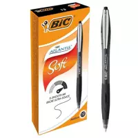 Ilustracja produktu Bic Długopis Automatyczny Atlantis Soft 12 Sztuk Czarny 9021332