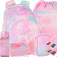 Ilustracja produktu CoolPack Zestaw Szkolny Tie Dye 5el. Plecak F029912 + Worek F070912 + Piórnik F066912 + Z17912 + Z07912
