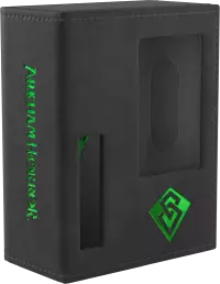 Ilustracja produktu Gamegenic: Arkham Horror - Investigator Deck Tome - Pudełko na Karty - Rogue (Black-Green)