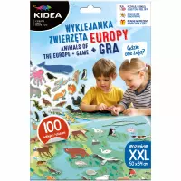 Ilustracja Kidea Zestaw Kreatywny Wyklej Zwierzęta Europy + Gra 580532 Ilustracja Kidea Zestaw Kreatywny Wyklej Zwierzęta Europy + Gra 580532
