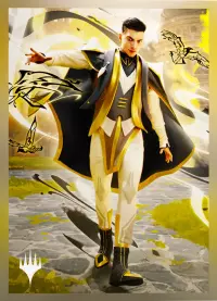 Ilustracja Gamegenic: Magic the Gathering - Secrets of Strixhaven - Premium Art Sleeves - Killian, Decisive Mentor
