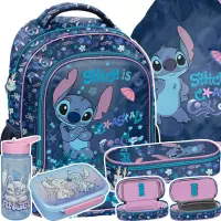 Ilustracja produktu Paso Zestaw Szkolny 5el.Stitch Cool Plecak  DS26XX-260 + Piórnik DS26XX-013 + Worek DS26XX-712 