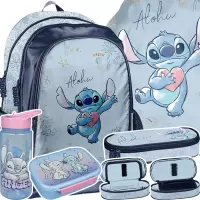 Ilustracja produktu Paso Zestaw Szkolny 5el.Stitch Blue Plecak DS26UU-081 + Piórnik DS26UU-013 + Worek DS26UU-712