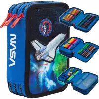 Ilustracja produktu Colorino School Jumper 3 Piórnik Trzykomorowy Z Wyposażeniem Nasa F067651