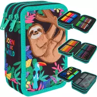 Ilustracja Colorino School Jumper 3 Piórnik Trzykomorowy Z Wyposażeniem Wildkid F067653