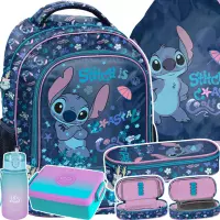 Ilustracja produktu Paso Zestaw Szkolny 5el.Stitch Cool Plecak  DS26XX-260 + Piórnik DS26XX-013 + Worek DS26XX-712 